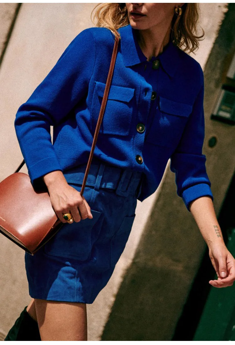 Women Knit Cardigan Solid Color Turn-down Collar Knitwear Top Single Breasted Simple Sweater with Double Pockets for Female 11 Mallzona Sb76f1b8108d44fc48b7bd300cc7bda46N Women Knit Cardigan Solid Color Turn-down Collar Knitwear Top Single Breasted Simple Sweater with Double Pockets for Female Mallzona