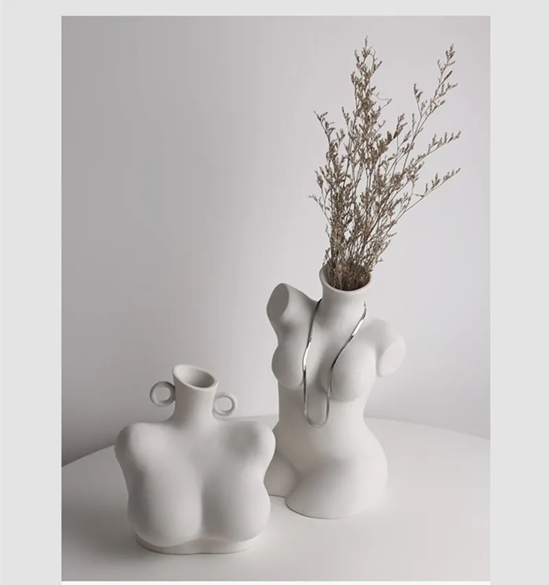 

Креативная ваза с человеческим телом, керамический цветочный горшок, плантатор для растений в скандинавском стиле, Цветочная композиция, домашний декор, украшение для гостиной Drops