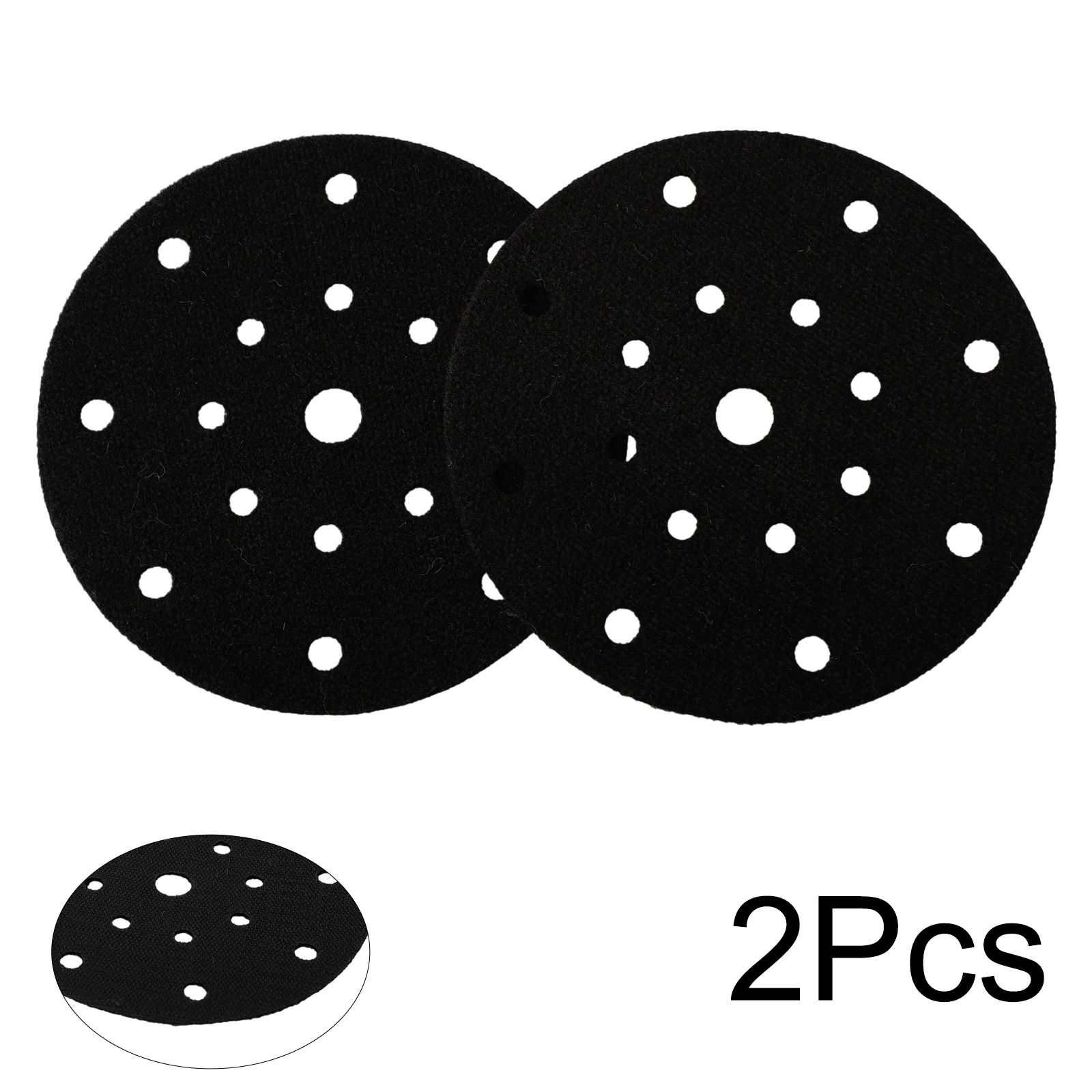 2pcs 6Inch 150mm Interface Pad Protection Disc 17Holes Soft Sponge Interface Pad For Sander Backing Pads Buffer Power Tool Set
2pcs 6Inch 150mm Interface Pad Protection Disc 17Holes Soft Sponge Interface Pad For Sander Backing Pads Buffer Power Tool Set