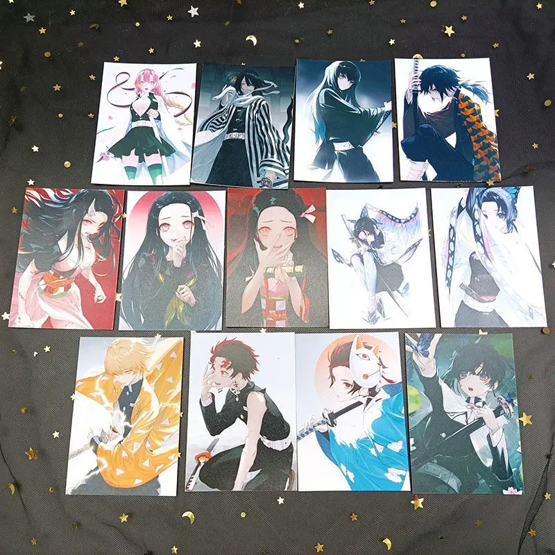 Anime Demon Slayer postcard Kochou Shinobu Kamado Nezuko Tokitou Muichirou Agatsuma Zenitsu Children's toys Board game card
Anime Demon Slayer postcard Kochou Shinobu Kamado Nezuko Tokitou Muichirou Agatsuma Zenitsu Children's toys Board game card