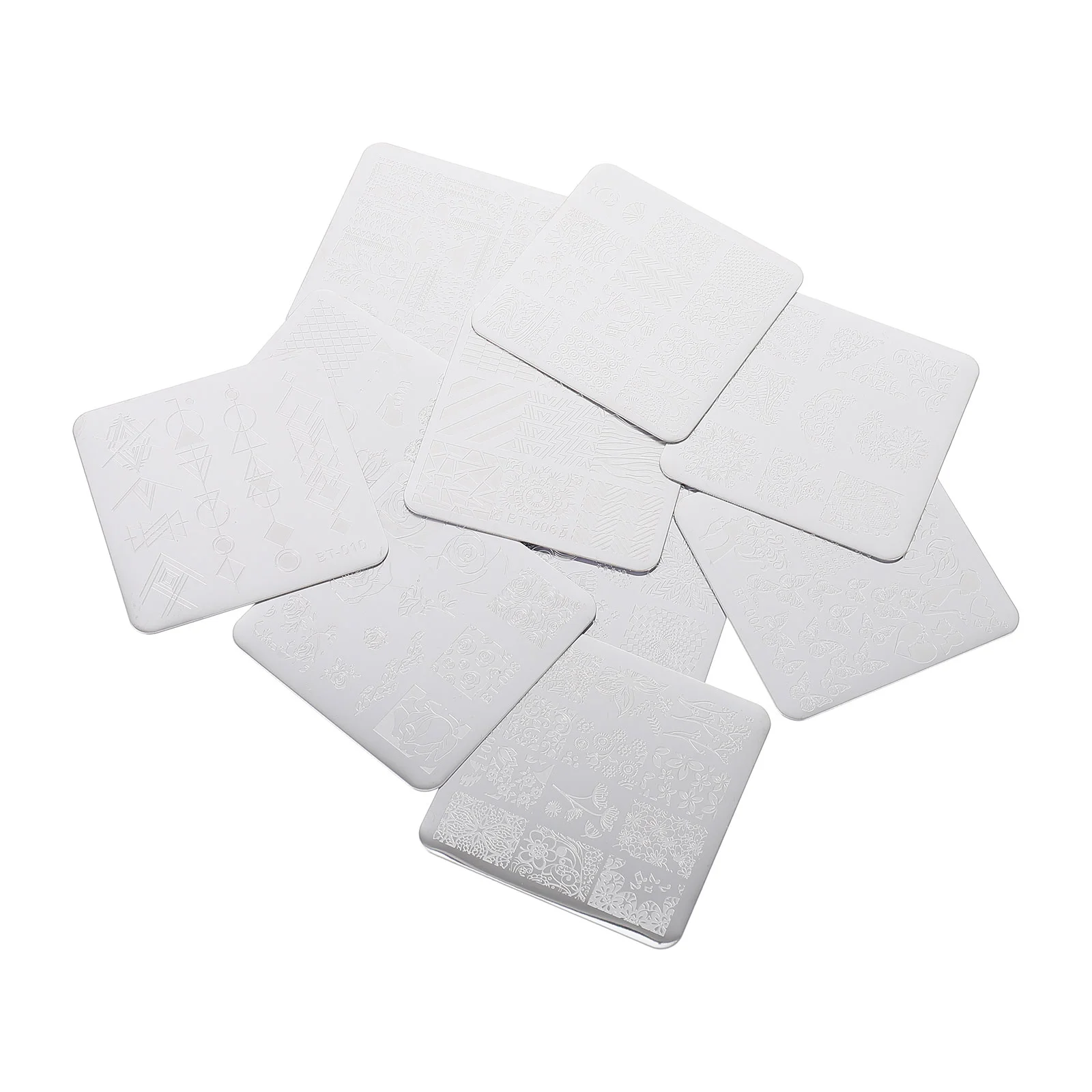 10 Pcs Nail Art Printing Plate DIY Manicure Tool Stamping Plates Template Gel Kit Square Stencil
10 Pcs Nail Art Printing Plate DIY Manicure Tool Stamping Plates Template Gel Kit Square Stencil