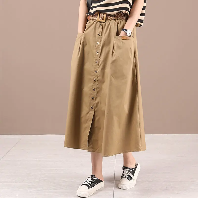 Spring Autumn Long Skirt Korean Style for Women Girl 2022 Vintage A Line Beach Skirts Japanese Harajuku Midi Skirt Mujer Retro
Spring Autumn Long Skirt Korean Style for Women Girl 2022 Vintage A Line Beach Skirts Japanese Harajuku Midi Skirt Mujer Retro