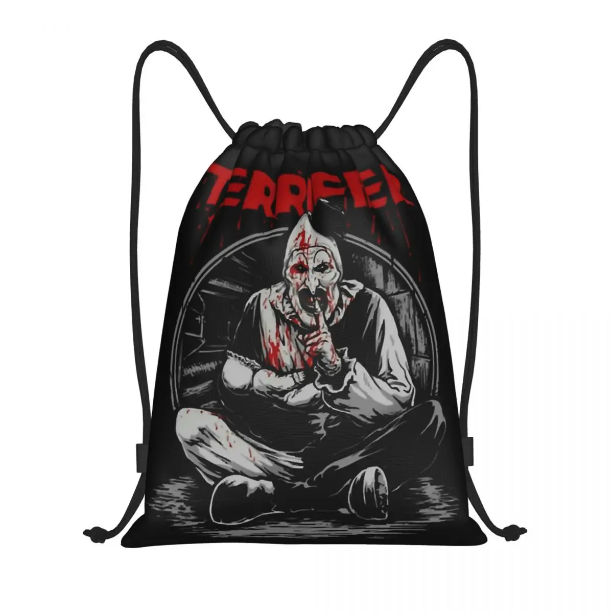 Terrifiers Movie Horror Art Slasher Halloween Drawstring Backpack Women Men Gym Sport Sackpack Portable Training Bag Sack
Terrifiers Movie Horror Art Slasher Halloween Drawstring Backpack Women Men Gym Sport Sackpack Portable Training Bag Sack