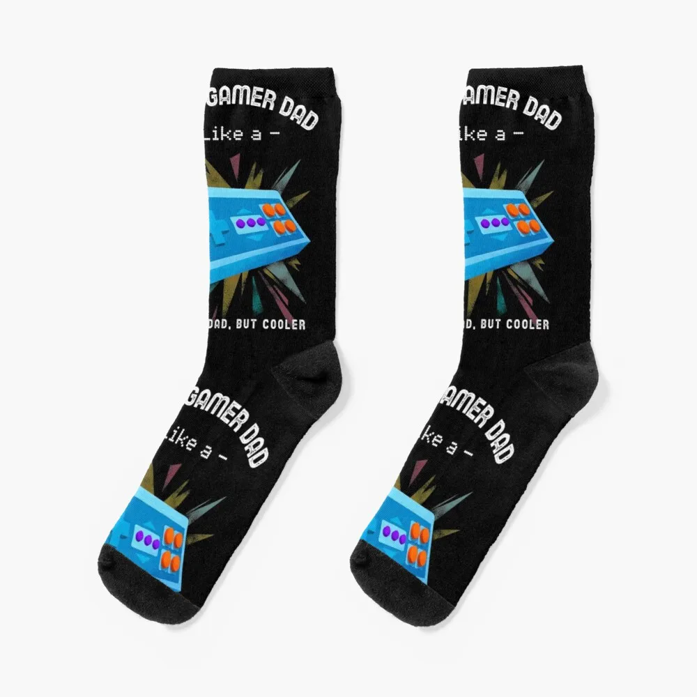 

Gamer dad, like a normal dad but cooler Socks Christmas Stocking Socks For Men Set