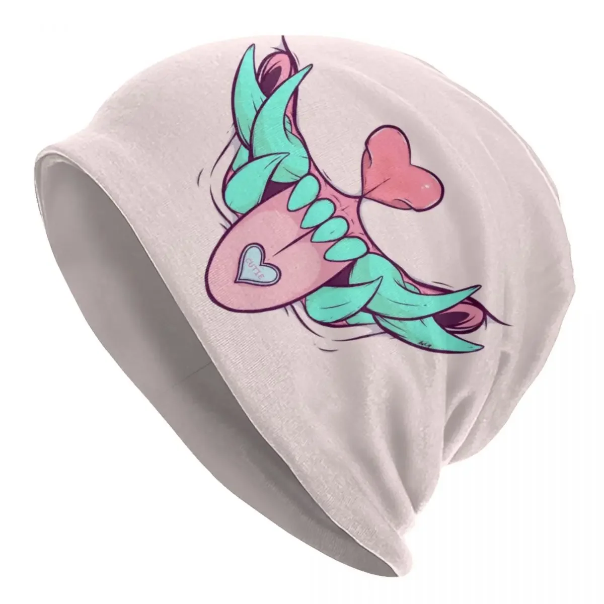 

Sweet Tooth Oni Hannya Monster Skullies Beanies Caps Winter Warm Knit Hat Hip Hop Japanese Vaporwave Demon Bonnet Hats Ski Cap