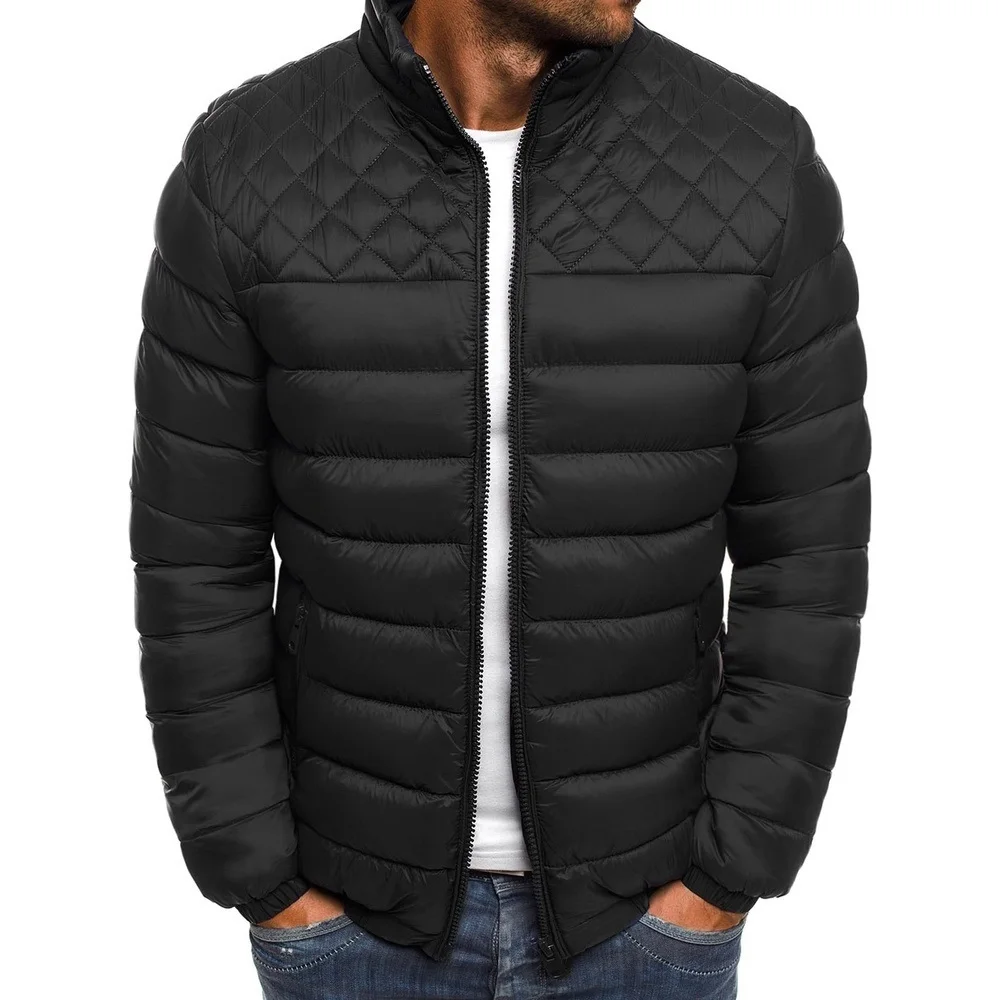 Warm Thick Men Parka Jackets Winter Casual Mens Outwear Coats Solid Stand Collar Male Windbreak Cotton Padded Down Jacket
Warm Thick Men Parka Jackets Winter Casual Mens Outwear Coats Solid Stand Collar Male Windbreak Cotton Padded Down Jacket