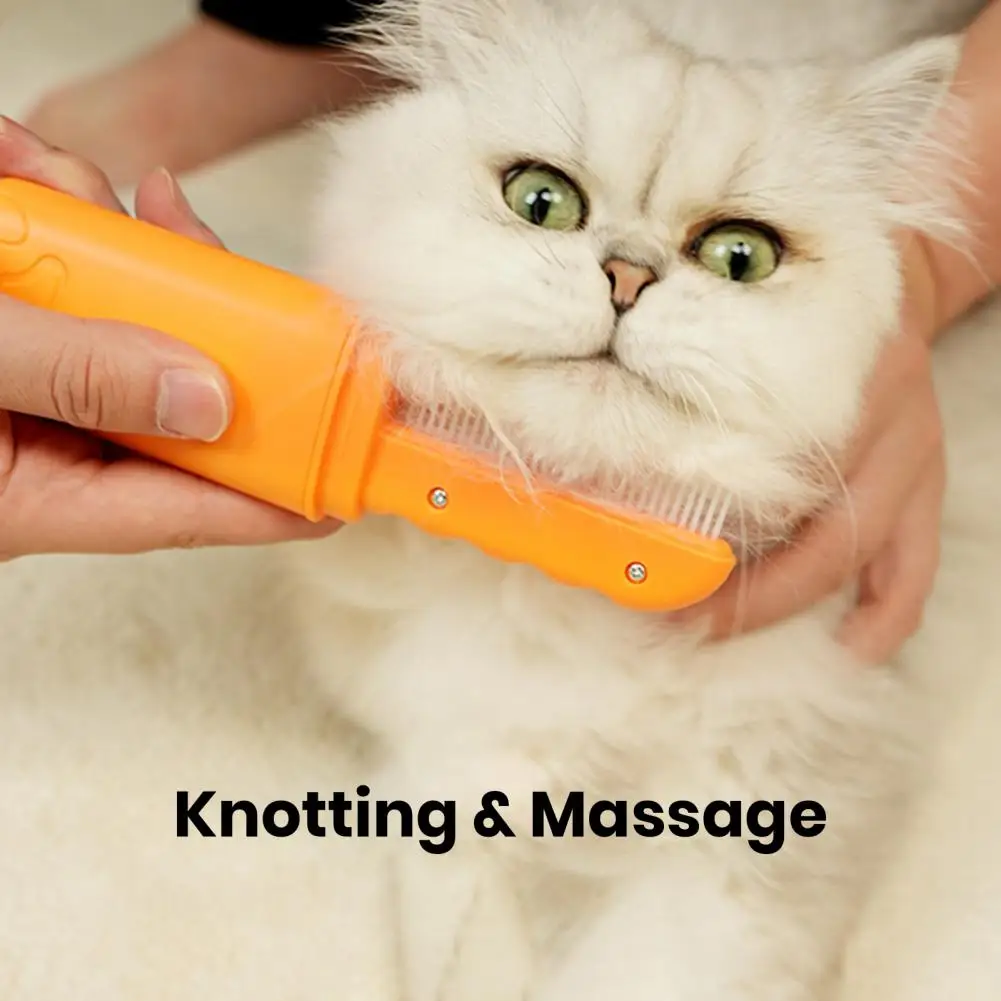 Pet Comb Efficient Pet Hair Grooming Comb for Cats Multi-functional Dual-purpose Massage Tool for Knot Opening Hair Removal
Pet Comb Efficient Pet Hair Grooming Comb for Cats Multi-functional Dual-purpose Massage Tool for Knot Opening Hair Removal