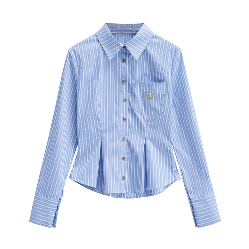 Vintage long sleeve tops woman 2024 korean fashion preppy shirts for women designer shirts blouses blue striped top mujer
Vintage long sleeve tops woman 2024 korean fashion preppy shirts for women designer shirts blouses blue striped top mujer