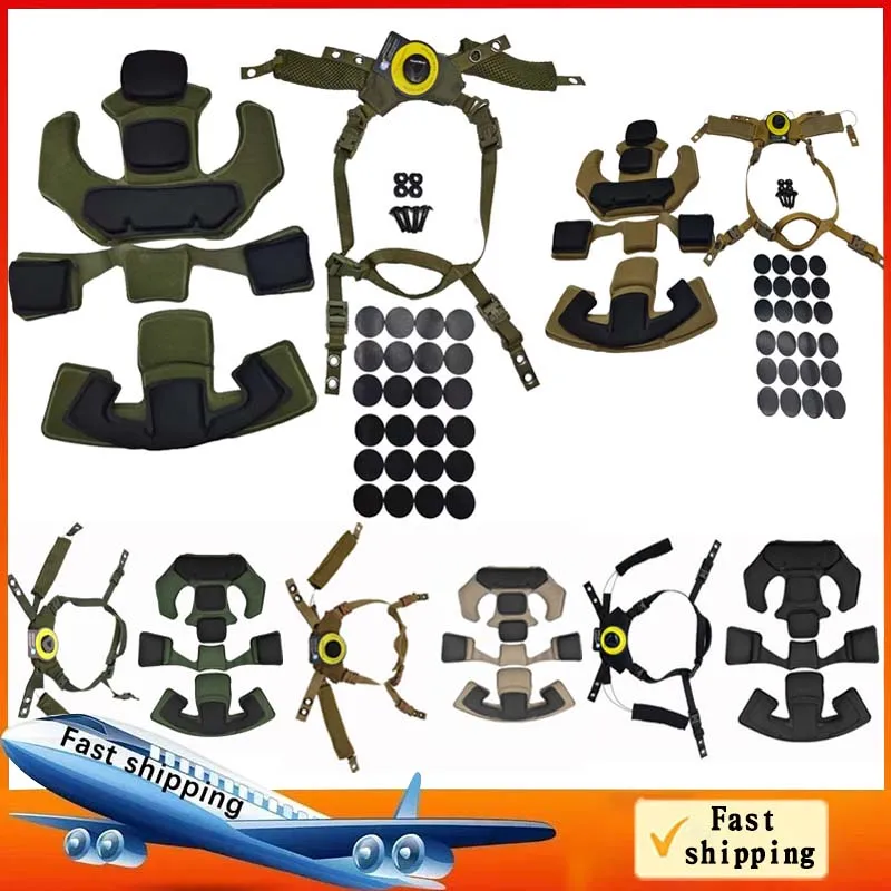 Tactical Airsoft Paintball Helmet Suspension System Protective Pads Gen4 Memory Foam Pad for Wendy Fast Helmet
Tactical Airsoft Paintball Helmet Suspension System Protective Pads Gen4 Memory Foam Pad for Wendy Fast Helmet