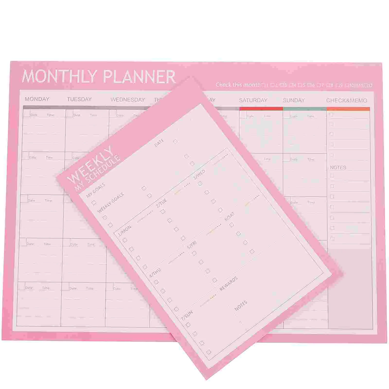 2 Pcs Planning Book Creative Weekly Infatuation Schedule Notepad Paper Notebook Monthly
2 Pcs Planning Book Creative Weekly Infatuation Schedule Notepad Paper Notebook Monthly