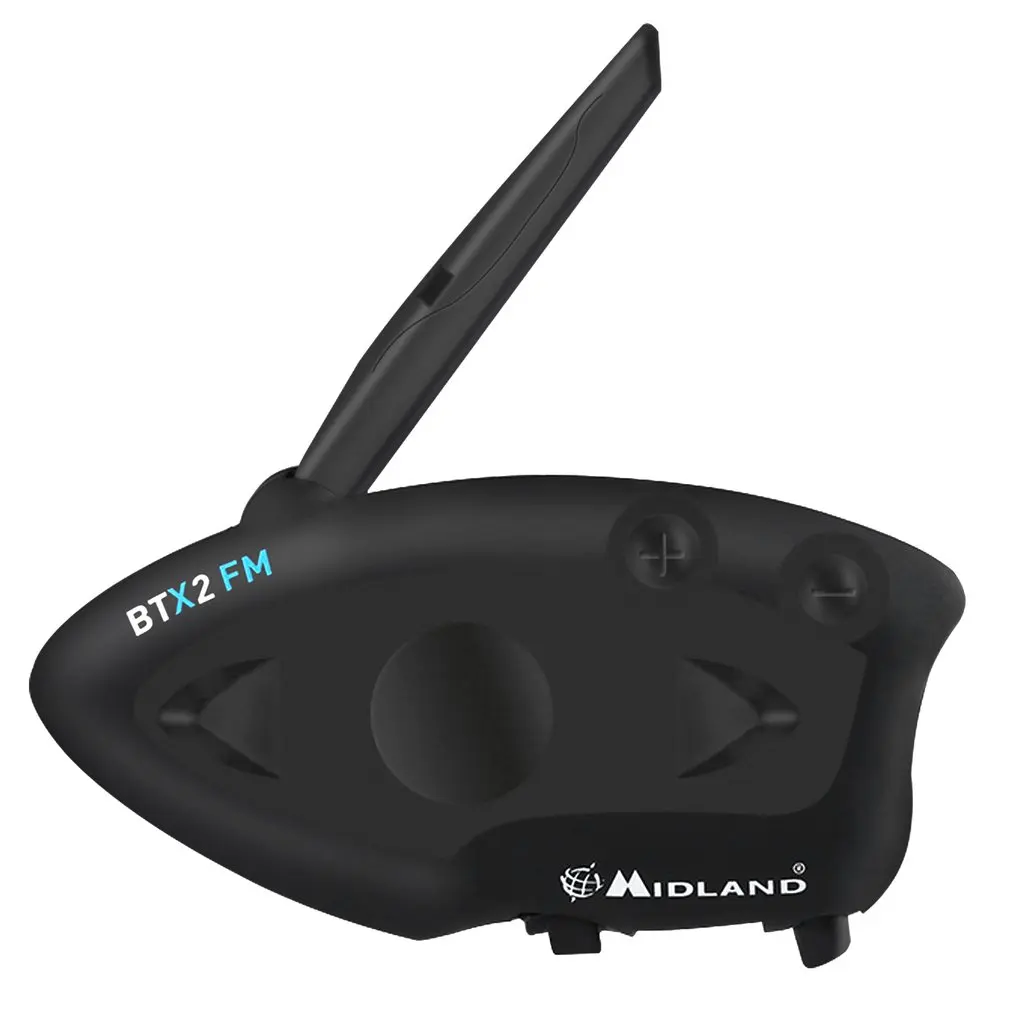 

Black Durable MIDLAND BTX1 Motorcycle Helmet Headset Intercom Hands-free Interphone FM Rider-to-Passanger Intercom