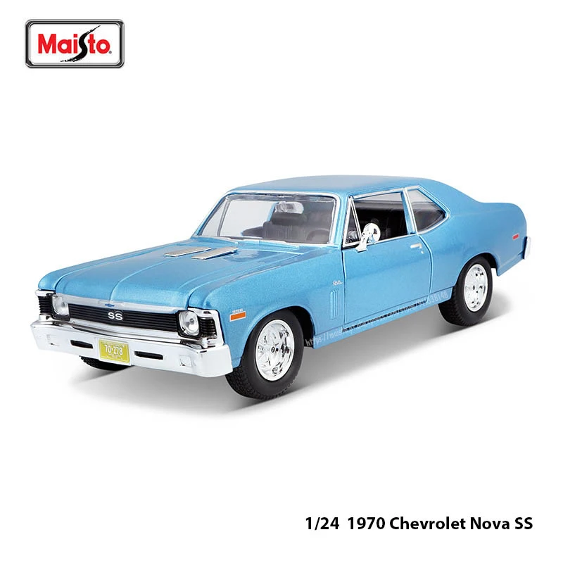 Maisto 1:24 1970 Chevrolet Nova SS Highly-detailed die-cast precision Alloy car model collection gift Classic Classic Car
Maisto 1:24 1970 Chevrolet Nova SS Highly-detailed die-cast precision Alloy car model collection gift Classic Classic Car