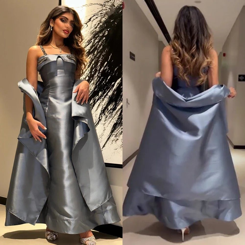 Jiayigong Fashion Elegant Square Party Dress Ankle Length Stole Satin Formal Evening Gowns vestidos elegantes para mujer
Jiayigong Fashion Elegant Square Party Dress Ankle Length Stole Satin Formal Evening Gowns vestidos elegantes para mujer