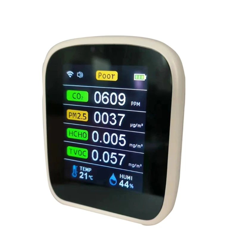 CO2 Meter Air-Quality Pollution Monitor Carbon Dioxide Humidity Temperature Indoor-Detector NDIR Channel Analyzer
CO2 Meter Air-Quality Pollution Monitor Carbon Dioxide Humidity Temperature Indoor-Detector NDIR Channel Analyzer