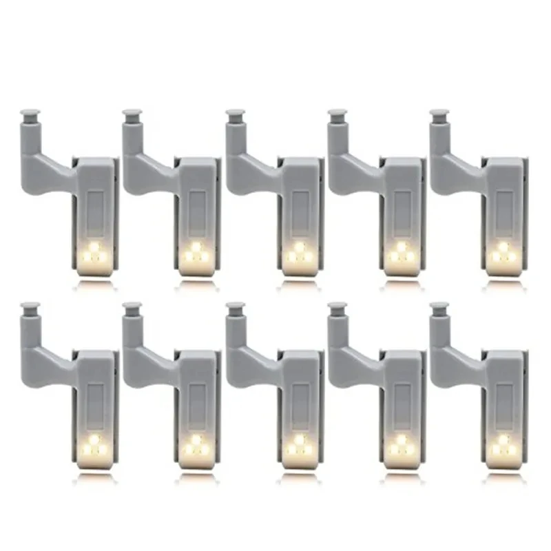 

LED 10-piece universal intelligent touch-sensitive Ambry lamp cabinet interior hinge lamp sensor lamp wardrobe night light