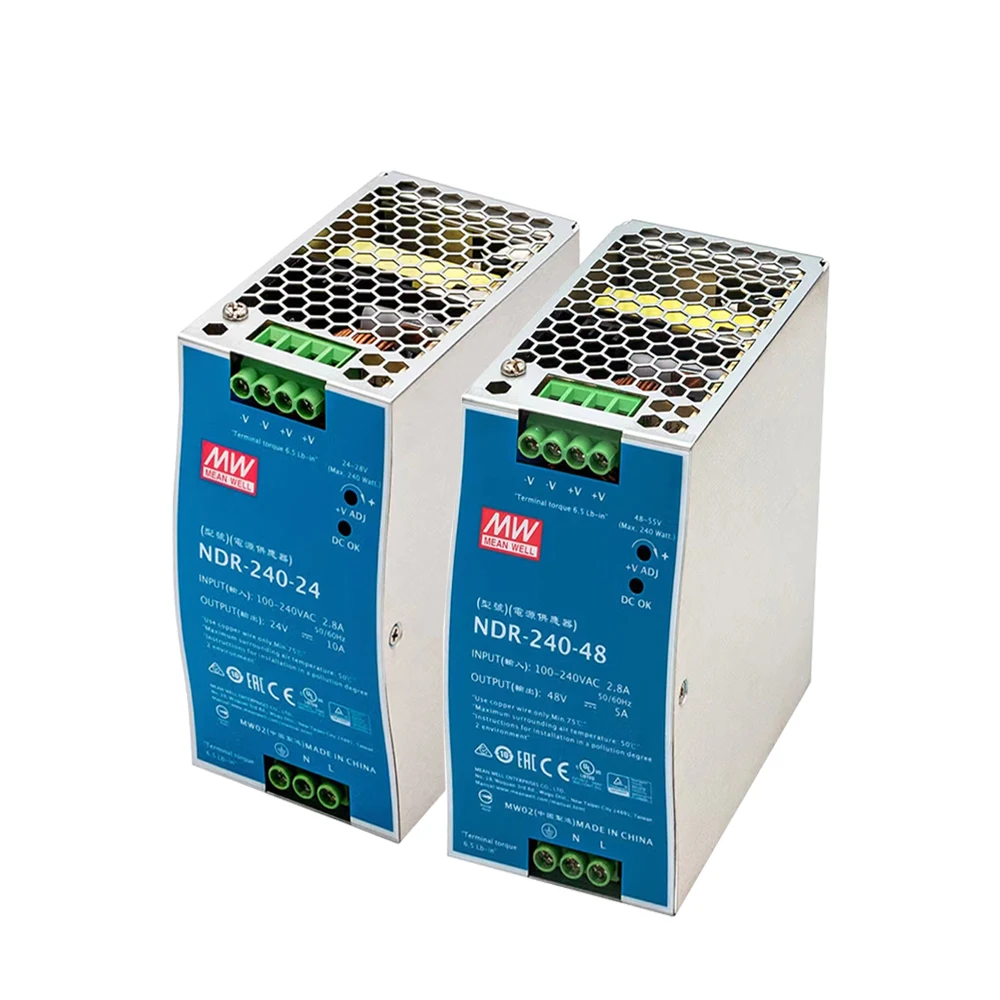 240 Вт Промышленный источник питания на DIN-рейке 24 в 48 в 
240 Вт Промышленный источник питания на DIN-рейке 24 в 48 в