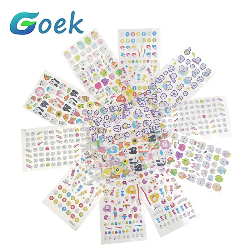 6 Sheets Dental 3D Stickers Reward Cute Tooth Shaped Cartoon Scrapbook for Dentistry Clinic Kids Gift Dentist Decoration Tool
6 Sheets Dental 3D Stickers Reward Cute Tooth Shaped Cartoon Scrapbook for Dentistry Clinic Kids Gift Dentist Decoration Tool