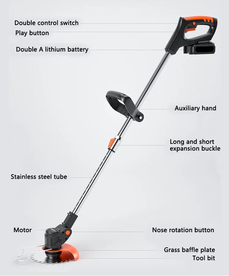 portable Electric lawn mower 21V Lithium Battery Electric Household Lawn Machine
portable Electric lawn mower 21V Lithium Battery Electric Household Lawn Machine