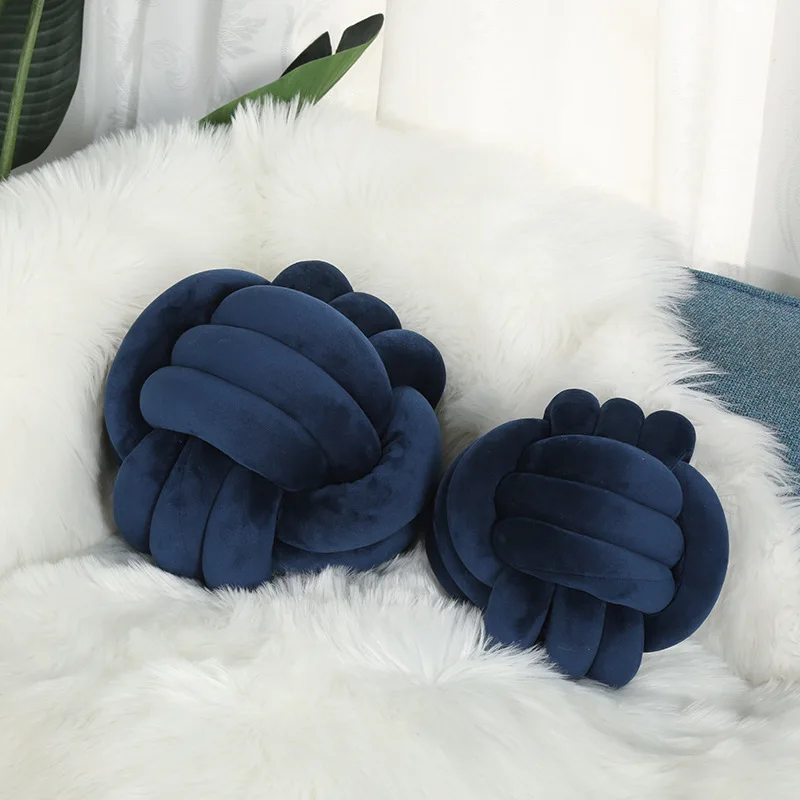 Inyahome Knot Ball Pillow Household Throw Pillow Short Plush Knot Ball Pillow Home Decorative Waist Cushion Pillow for Couch
Inyahome Knot Ball Pillow Household Throw Pillow Short Plush Knot Ball Pillow Home Decorative Waist Cushion Pillow for Couch