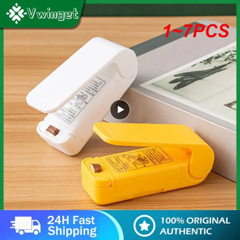1~7PCS Mini Heat Bag Sealing Machine Package Sealer Bags Thermal Plastic Food Bag Closure Portable Sealer Packing Kitchen
1~7PCS Mini Heat Bag Sealing Machine Package Sealer Bags Thermal Plastic Food Bag Closure Portable Sealer Packing Kitchen