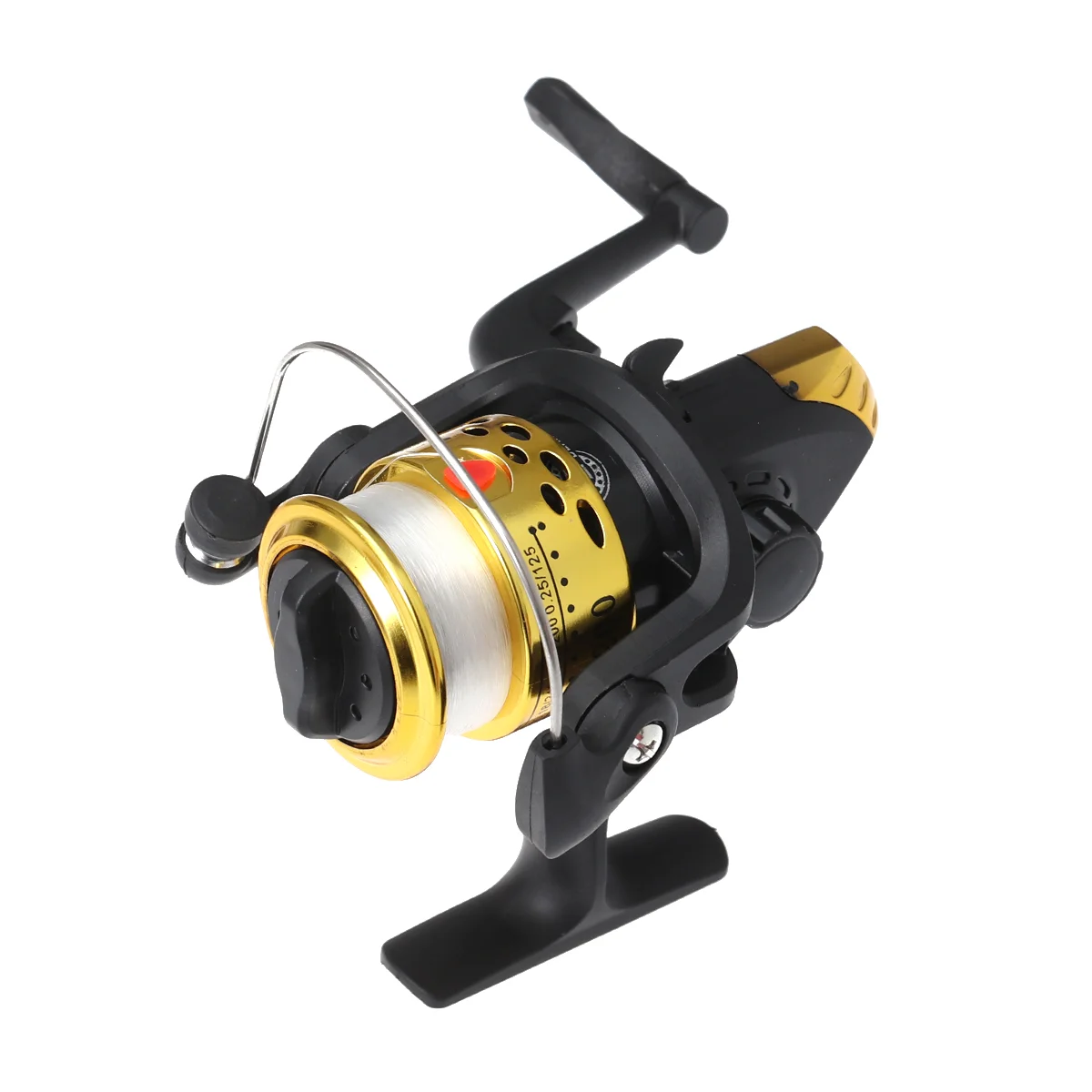 200 Small Fishing Reel Aluminum Fishing Reel with Cable for Saltwater or Freshwater Fishing (Golden)
200 Small Fishing Reel Aluminum Fishing Reel with Cable for Saltwater or Freshwater Fishing (Golden)