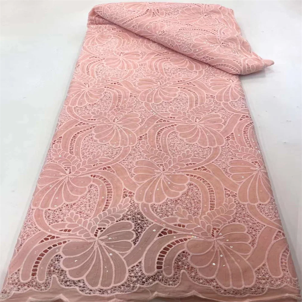 African Lace Fabric 2023 High Quality New Nigerian chiffon Lace Fabric Tulle Lace Fabric For Party Dress 5 Yards/Lot xc-190
African Lace Fabric 2023 High Quality New Nigerian chiffon Lace Fabric Tulle Lace Fabric For Party Dress 5 Yards/Lot xc-190