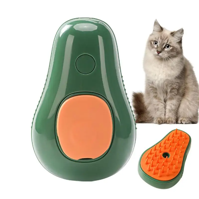 

Pet Spray Comb Cute Steaming Spray Massage Comb comfortable Flyaway Hair Prevention Cat Grooming Brush dog cat Grooming Supplies