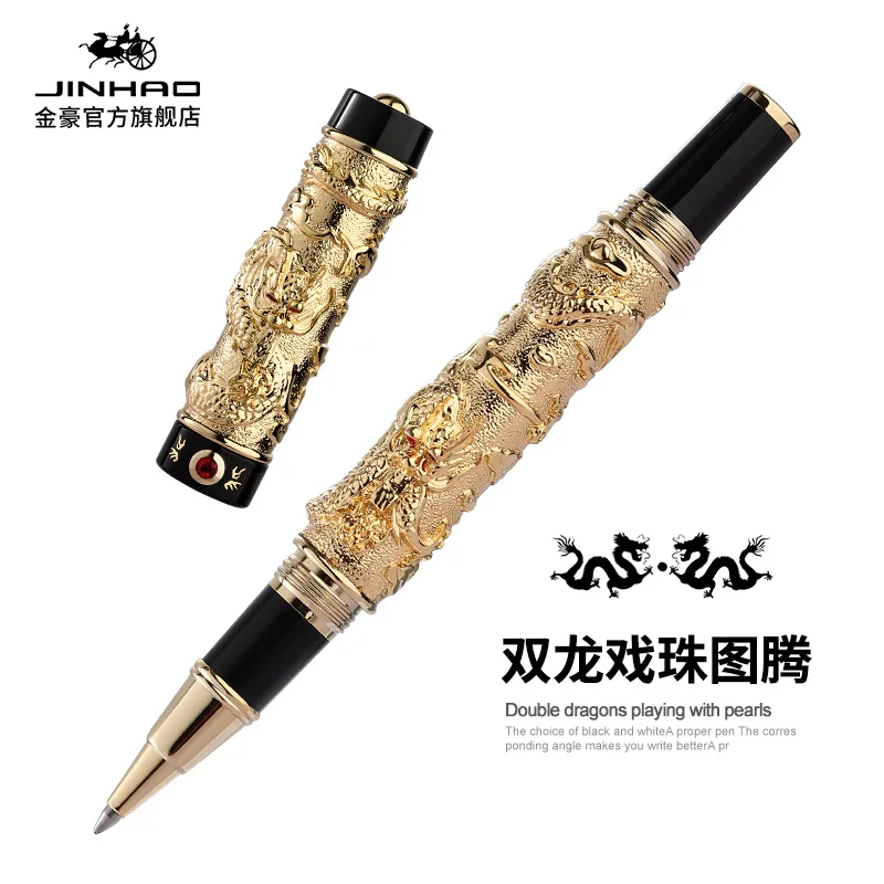 JINHAO винтажная Роскошная шариковая ручка 7 стилей двойная искусственная жемчужная гелевая ручка Металлическая резьба искусственная золотистая и черная новинка
JINHAO винтажная Роскошная шариковая ручка 7 стилей двойная искусственная жемчужная гелевая ручка Металлическая резьба искусственная золотистая и черная новинка