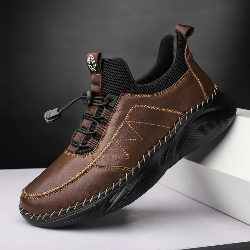 2022 Winter Men Shoes Leather Sneakers Men High - quality Casual Shoes Comfortable Plush Warm Brown Boots Autumn Shoes Big Siz
2022 Winter Men Shoes Leather Sneakers Men High - quality Casual Shoes Comfortable Plush Warm Brown Boots Autumn Shoes Big Siz