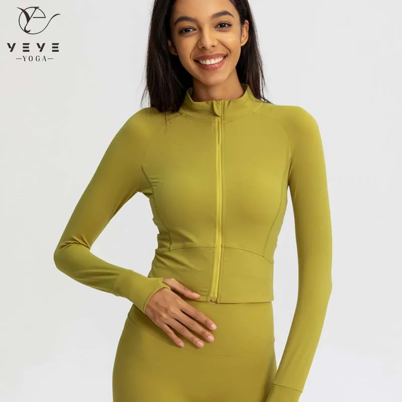 Nylon Slim Fits Close To The Body Running Jacket Women Thumbholes Cuffins Fabric Quick-dry Gym Fitness Coat Yoga Top
Nylon Slim Fits Close To The Body Running Jacket Women Thumbholes Cuffins Fabric Quick-dry Gym Fitness Coat Yoga Top