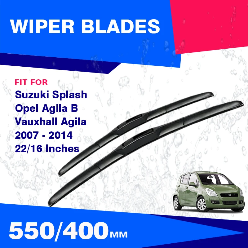Набор щёток стеклоочистителя для Suzuki Splash Opel Vauxhall Agila B 2007 - 2014
Набор щёток стеклоочистителя для Suzuki Splash Opel Vauxhall Agila B 2007 - 2014