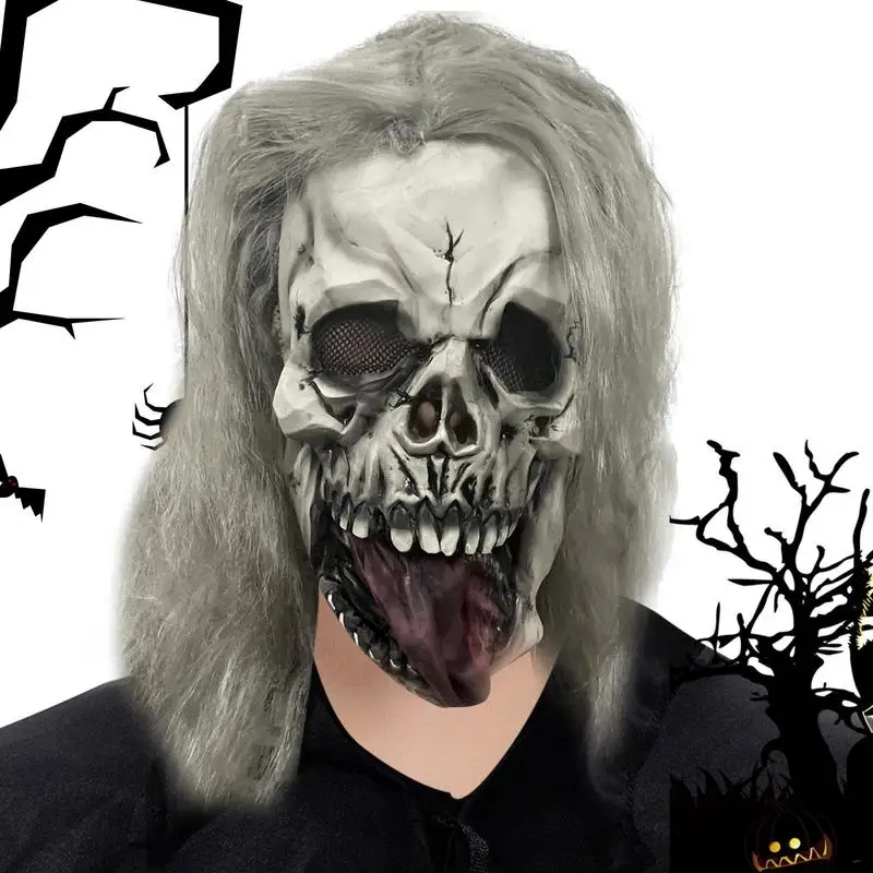 Skeleton Face Cover Ghostface Scary Face Cover Latex Creative Party Supplies With Eyelets Breathable Face Cover For Theme Party
Skeleton Face Cover Ghostface Scary Face Cover Latex Creative Party Supplies With Eyelets Breathable Face Cover For Theme Party