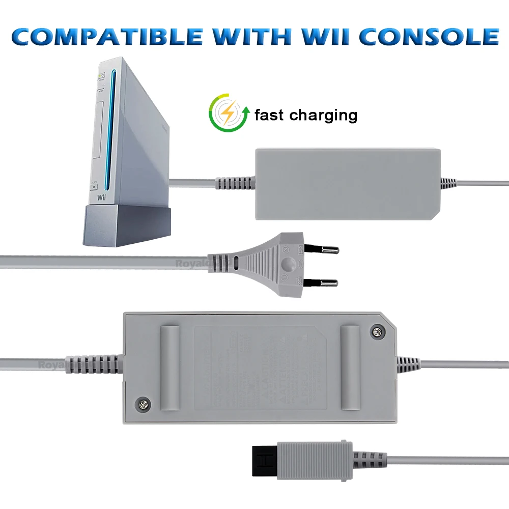 NEW For Wii Game Console AC Adapter 100-240V 12V 3.7A Home Wall Power Supply AC Charger Adapter EU US Plug High Quality NEW For Wii Game Console AC Adapter 100-240V 12V 3.7A Home Wall Power Supply AC Charger Adapter EU US Plug High Quality