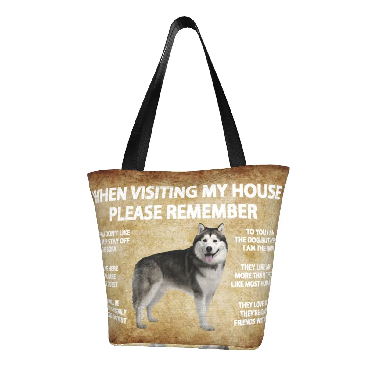 Funny When Visiting My House Please Remember Dog Quotes Shopping Tote Bag Recycling Groceries Canvas Shopper Shoulder Bag
Funny When Visiting My House Please Remember Dog Quotes Shopping Tote Bag Recycling Groceries Canvas Shopper Shoulder Bag