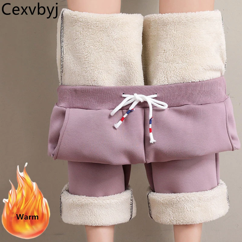 Winter New Lambwool Sweatpants Korean Fashion Thicken Warm Straight Trousers Women Pink High Waist Baggy Casual Wide Leg Pants
Winter New Lambwool Sweatpants Korean Fashion Thicken Warm Straight Trousers Women Pink High Waist Baggy Casual Wide Leg Pants