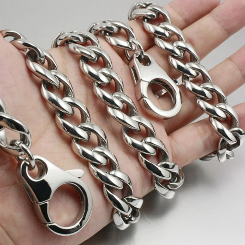 

Stainless Steel Mens KeyChain Biker Rocker Wallet Chain Punk DIY Accessory 5A011WC