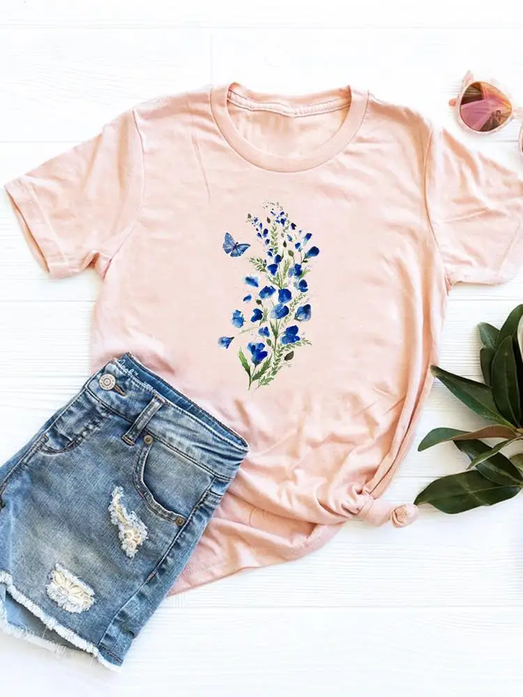 Butterfly Flower Trend 90s Print T Shirt Tee Basic Clothing Summer Top Fashion Short Sleeve Graphic T-shirt Women Clothes
Butterfly Flower Trend 90s Print T Shirt Tee Basic Clothing Summer Top Fashion Short Sleeve Graphic T-shirt Women Clothes