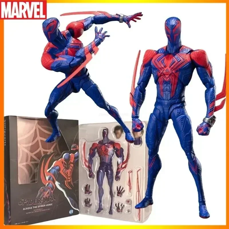 

Anime Spider-man Across The Spider-verse Part One S.h.figuarts Spiderman 2099 Action Figure Shf Miguel O'hara Model Gift Toys