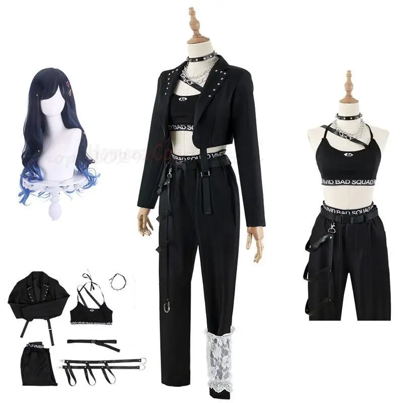 Project Sekai Colorful Stage! Feat Shiraishi An Cosplay Costume Black Jacket Wig Women Full Suit Halloween Clothing New Skin
Project Sekai Colorful Stage! Feat Shiraishi An Cosplay Costume Black Jacket Wig Women Full Suit Halloween Clothing New Skin
