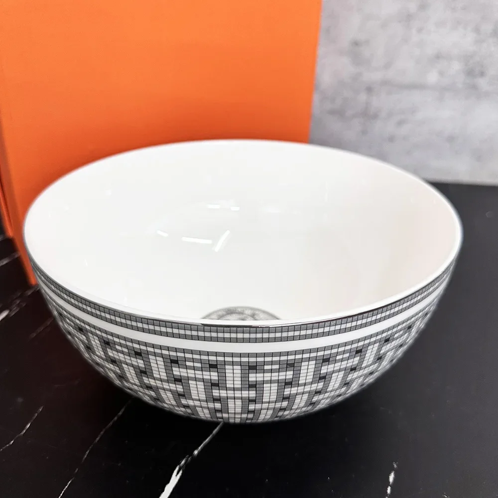 

Luxury Ceramic Under Glazed Ramen Bowl Porcelain Large Soup Noodle Bowl Restaurant Household Retro Rice Bowl Dinnerware