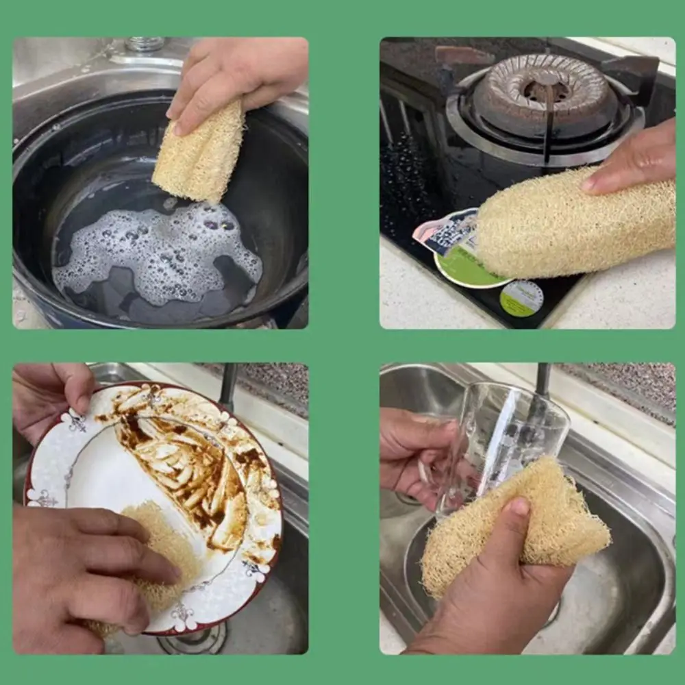 Esponja de lufa natural larga ecológica para lavar platos, antiadherente, con buena absorción, cepillo para ollas, baño y cocina. 20 Venta de cadena de bolas online Sb79b5c9f66a1426b88bfbd281077cf35o Venta de cadena de bolas online