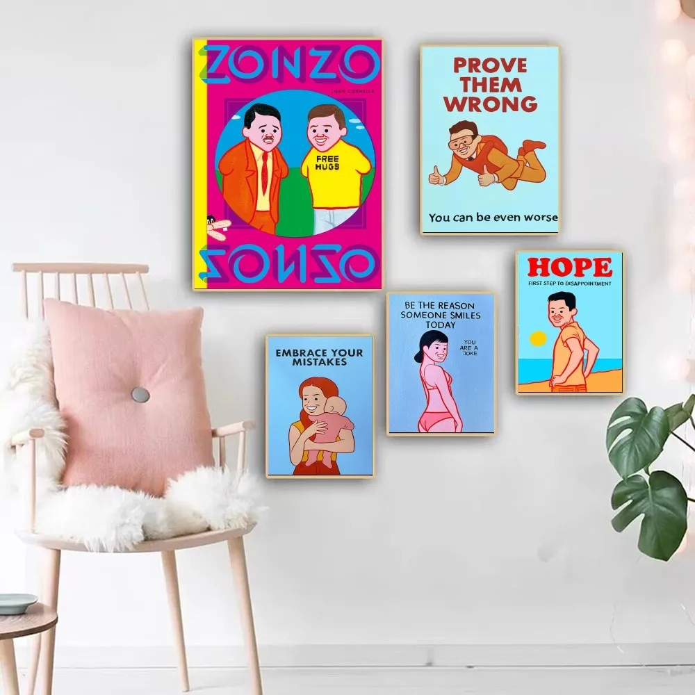 Joan Cornella Abstract Poster Self-adhesive Art Poster Retro Kraft Paper Sticker DIY Room Bar Cafe Vintage Decorative Painting
Joan Cornella Abstract Poster Self-adhesive Art Poster Retro Kraft Paper Sticker DIY Room Bar Cafe Vintage Decorative Painting