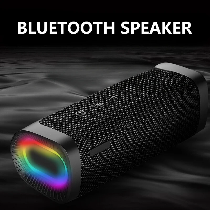 

EBS-607 Portable Bluetooth Speaker RGB HiFi Stereo Subwoofer Surround Soundbar LED Ambient Light Speakers Caixa De Som Bluetooth