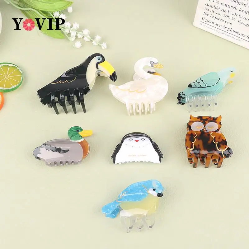 Cute Birds Animal Hair Clips Parrot Peacock Hair Claws Hair Clip Hair Women Temperament Ponytail Animal Hairpin DIY Styling Tool
Cute Birds Animal Hair Clips Parrot Peacock Hair Claws Hair Clip Hair Women Temperament Ponytail Animal Hairpin DIY Styling Tool