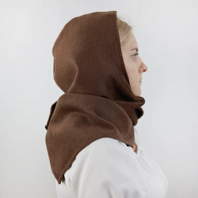 Fashion Top Cashmere Wool Hood Cowl Hat Scarf Unisex Cowl Shrug Festival Head Scarves Handmade Neck warm Hooded women
Fashion Top Cashmere Wool Hood Cowl Hat Scarf Unisex Cowl Shrug Festival Head Scarves Handmade Neck warm Hooded women