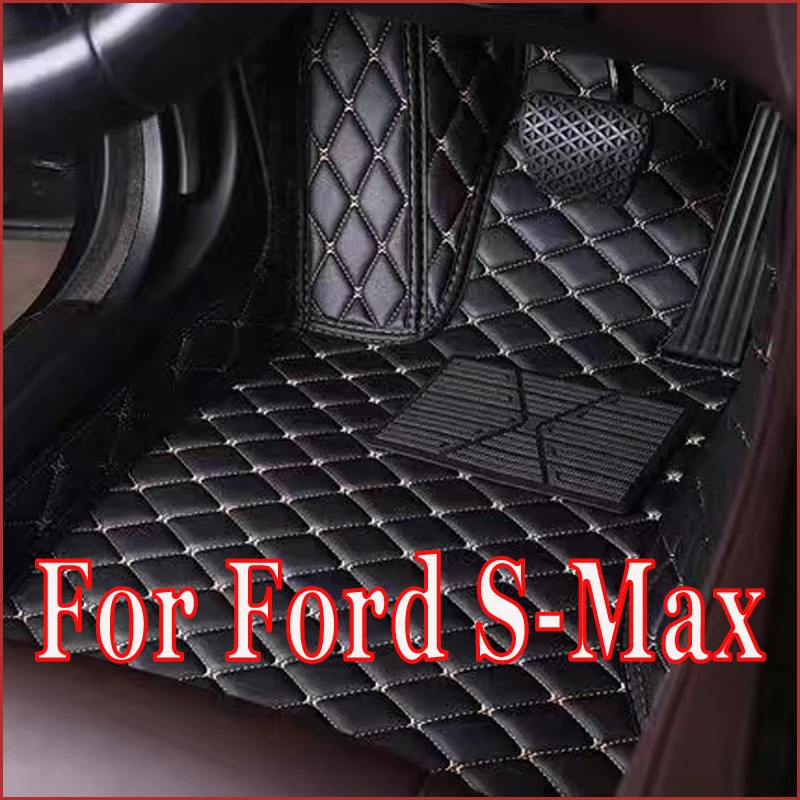 

Автомобильные коврики для Ford S-Max MK1 2006 ~ 2014, 7-местные коврики с защитой от грязи, полный комплект, водонепроницаемые напольные коврики, Нескользящие коврики, автомобильные аксессуары