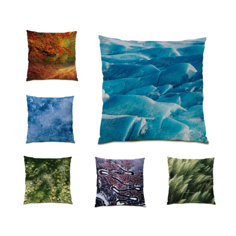 Customized Cushion Cover Landscape Cojines 45x45cm Forest Tree Flocking Pillowcase for Sofa Decor Pillow Cover F1380
Customized Cushion Cover Landscape Cojines 45x45cm Forest Tree Flocking Pillowcase for Sofa Decor Pillow Cover F1380