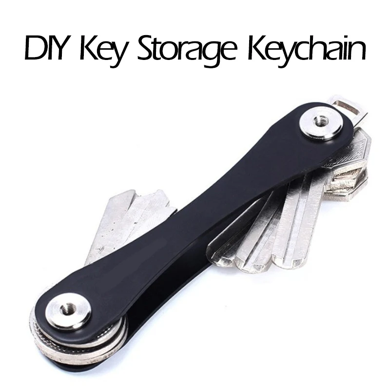 DIY Pocket Key Wallet Keychain Keyring Wallets Portable Compact Aluminum Keychain Multi-functional Clip Key Clip Key Ring
DIY Pocket Key Wallet Keychain Keyring Wallets Portable Compact Aluminum Keychain Multi-functional Clip Key Clip Key Ring