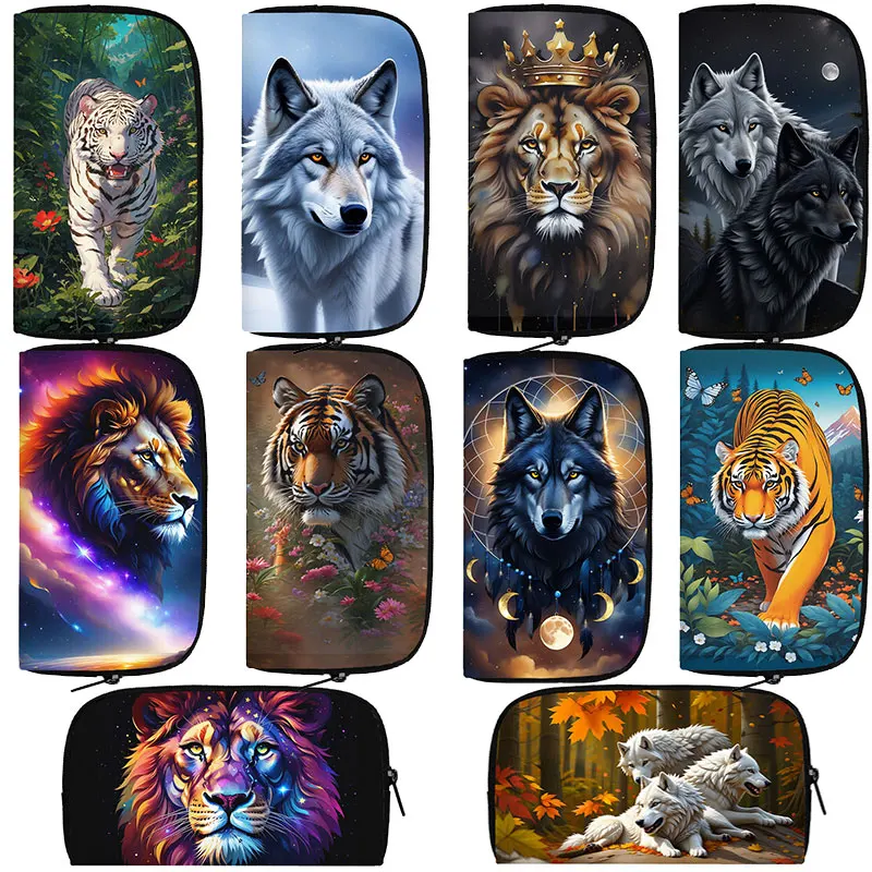Кошелек с рисунком льва и короны, кошельки с красочным тигром, кошелек для удостоверения, кредитных карт, держатель для наушников, кошелек с рисунком снега, волка, Длинные кошельки в подарок
Кошелек с рисунком льва и короны, кошельки с красочным тигром, кошелек для удостоверения, кредитных карт, держатель для наушников, кошелек с рисунком снега, волка, Длинные кошельки в подарок