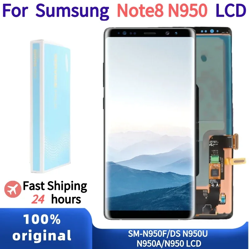 Amoled screen for Samsung Galaxy Note 8/sm-n950 n950f n975u, LCD touch screen, digitizer assembly, 100% original
Amoled screen for Samsung Galaxy Note 8/sm-n950 n950f n975u, LCD touch screen, digitizer assembly, 100% original